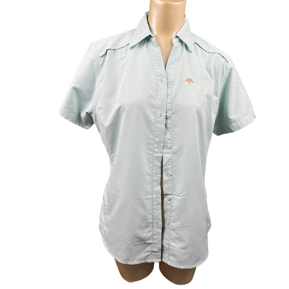 Game guard medium cotton poly mesh outdoor breathable collard shirt 1133 fishing